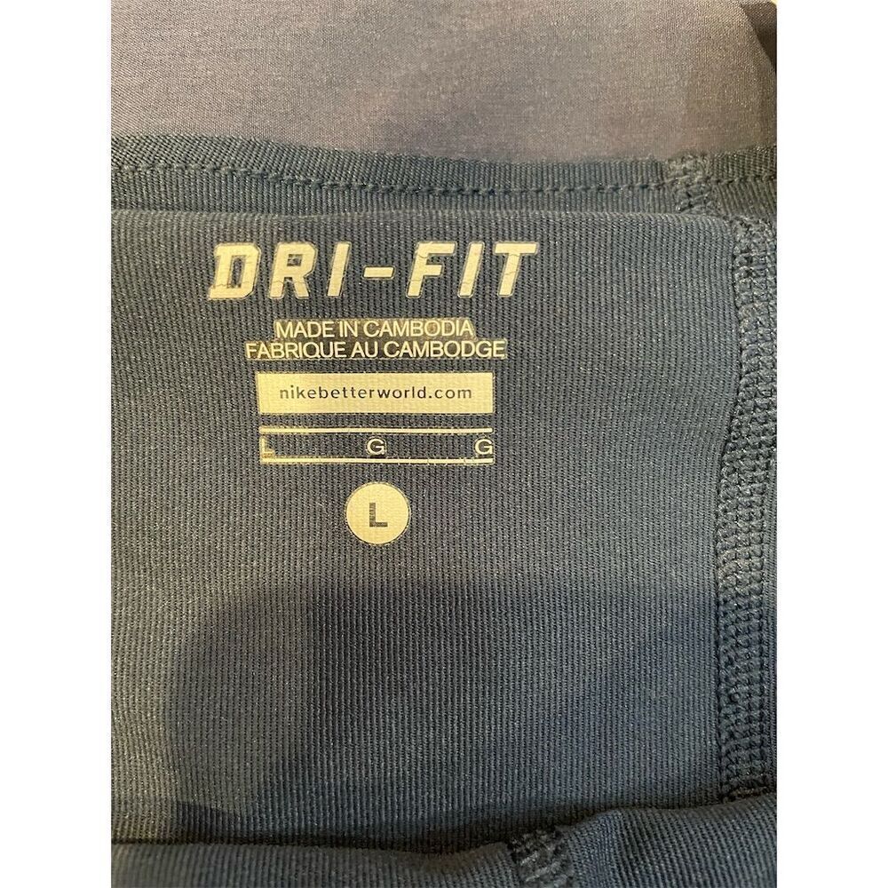 Nike Women's Blue Athletic Skirt L Dri-FIT Tennis Golf Built-in Shorts - Picture 6 of 8